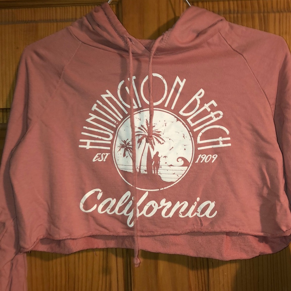 Huntington Beach, California crop sweater